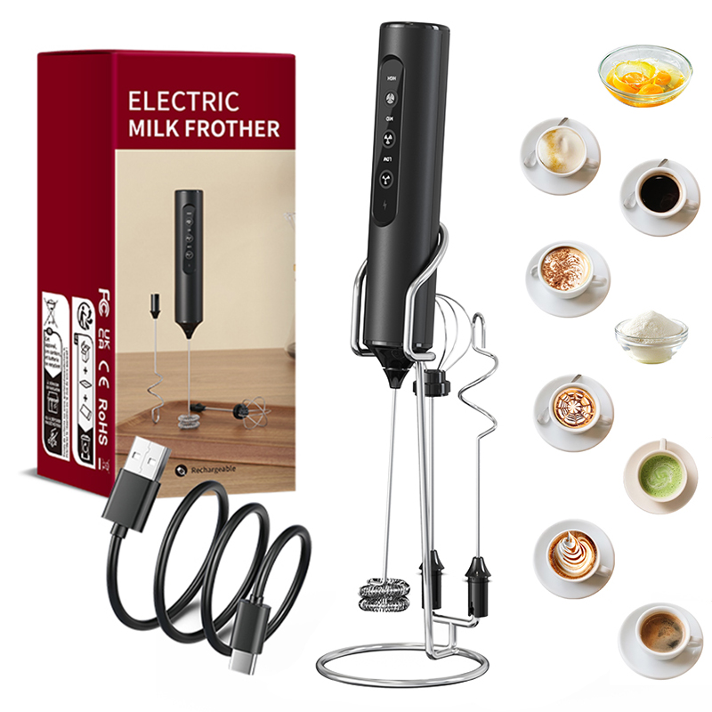 Hand Mixer Electric - 3 في 1 مزبد الحليب الكهربائي