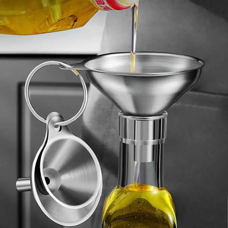 Kitchen Appliances Packages - 3 قطعة مجموعة قمع المطبخ الفولاذ