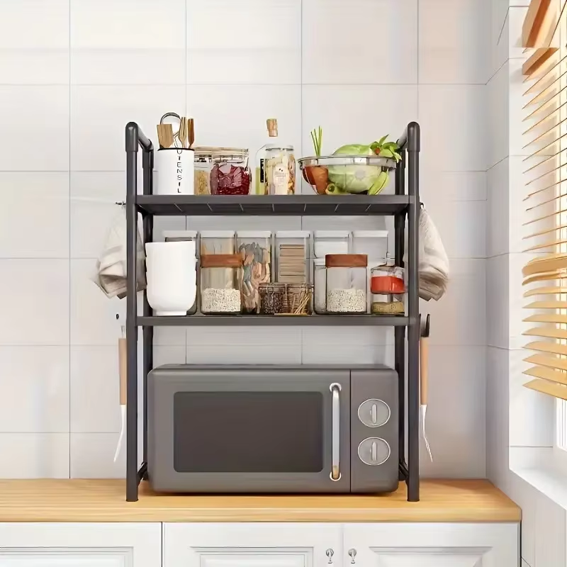 Kitchen Appliances Countertop - رف تخزين تلسكوبي قابل للتعديل/التكديس/الطي للعام