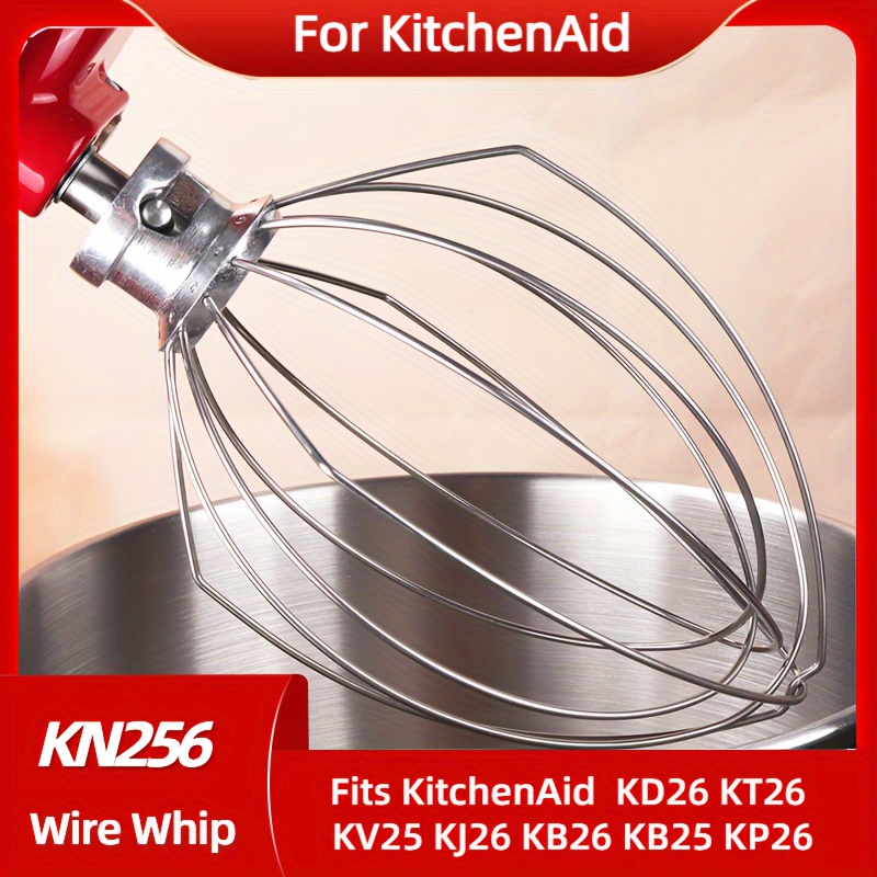 Kitchen Appliances Kitchenaid - KN256WW 6QT سوط أسلاك الفولاذ المقاوم