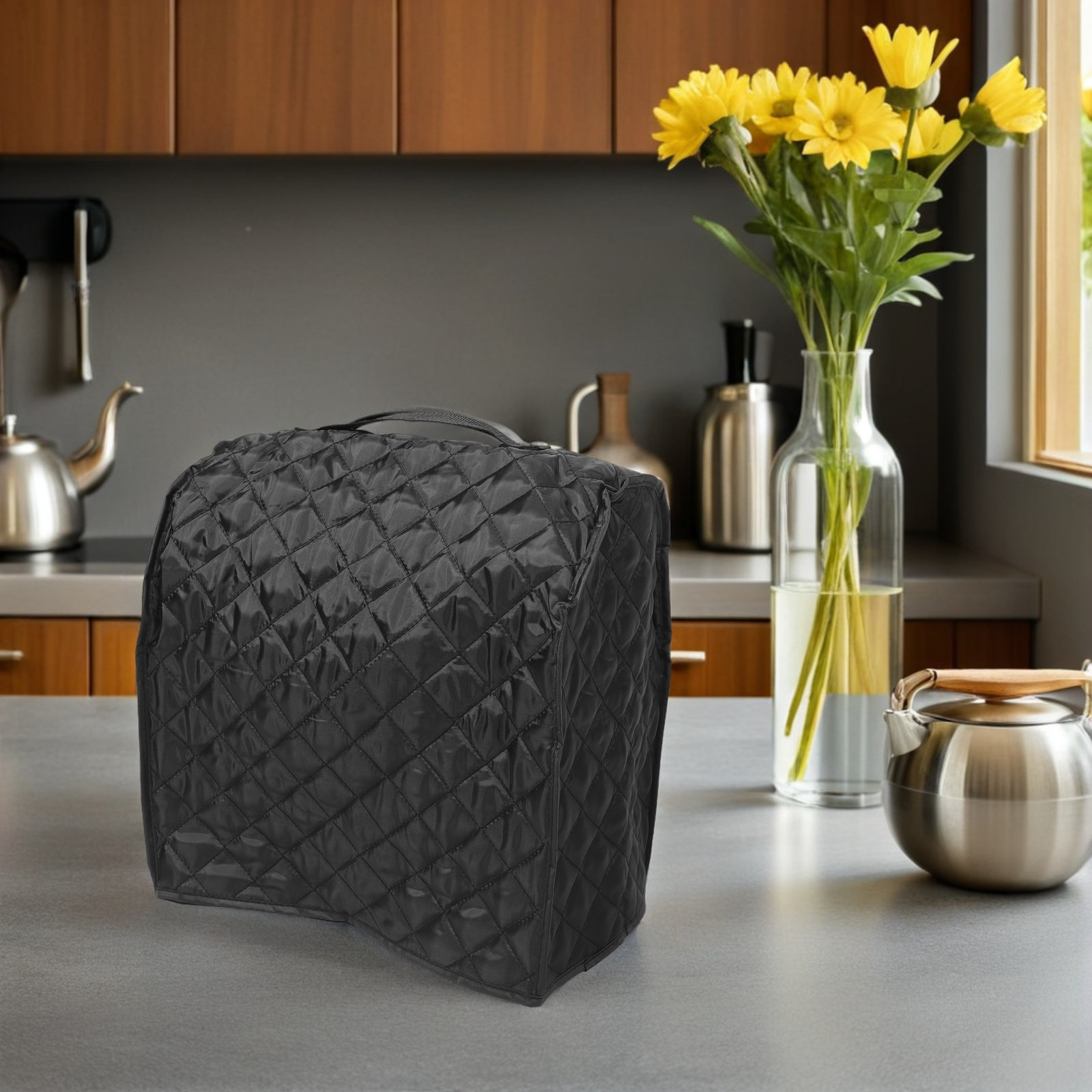 Kitchen Appliances Countertop - غطاء واقي من الغبار للخلاط مصنوع