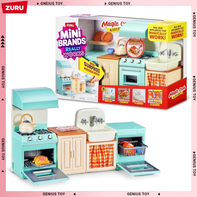 Kitchen Appliances Gift - مجموعة مطبخ زورو ميني براندز السحرية،
