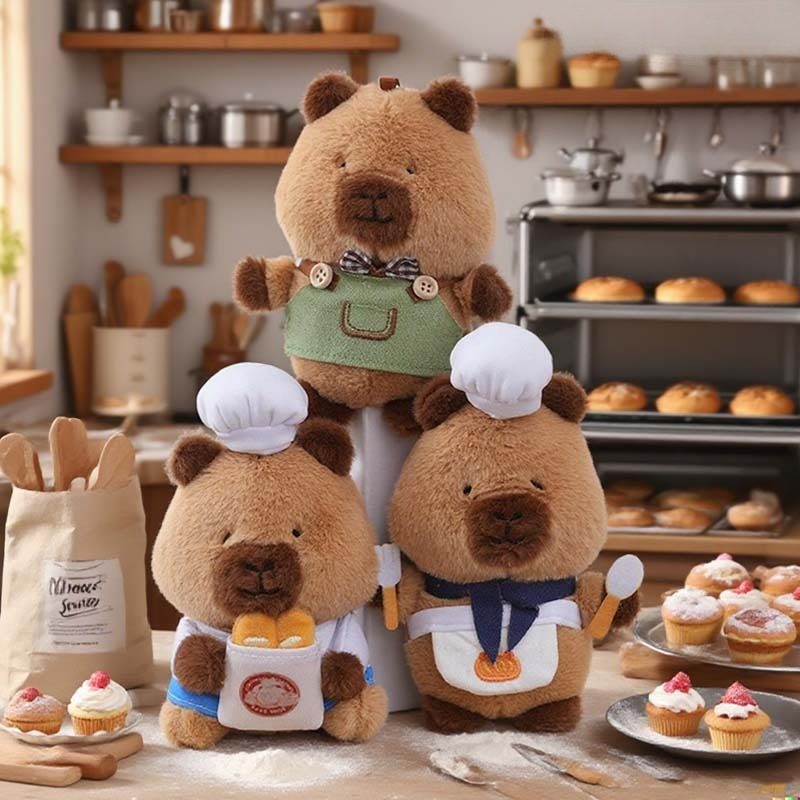 Kitchen Appliances Gift - 1-4 قطعة كابيبارا أفخم المفاتيح الشيف
