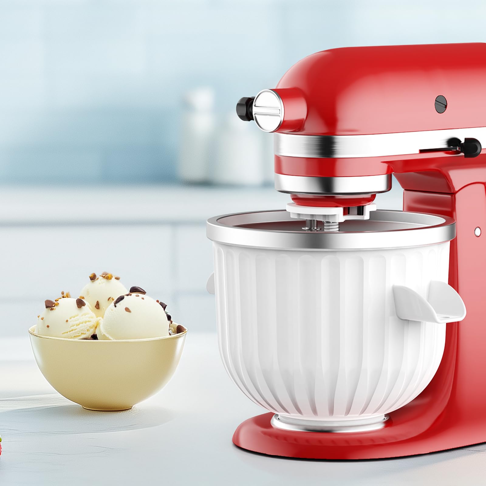 Kitchen Appliances Kitchenaid - ملحق صانع الآيس كريم بسعة 2