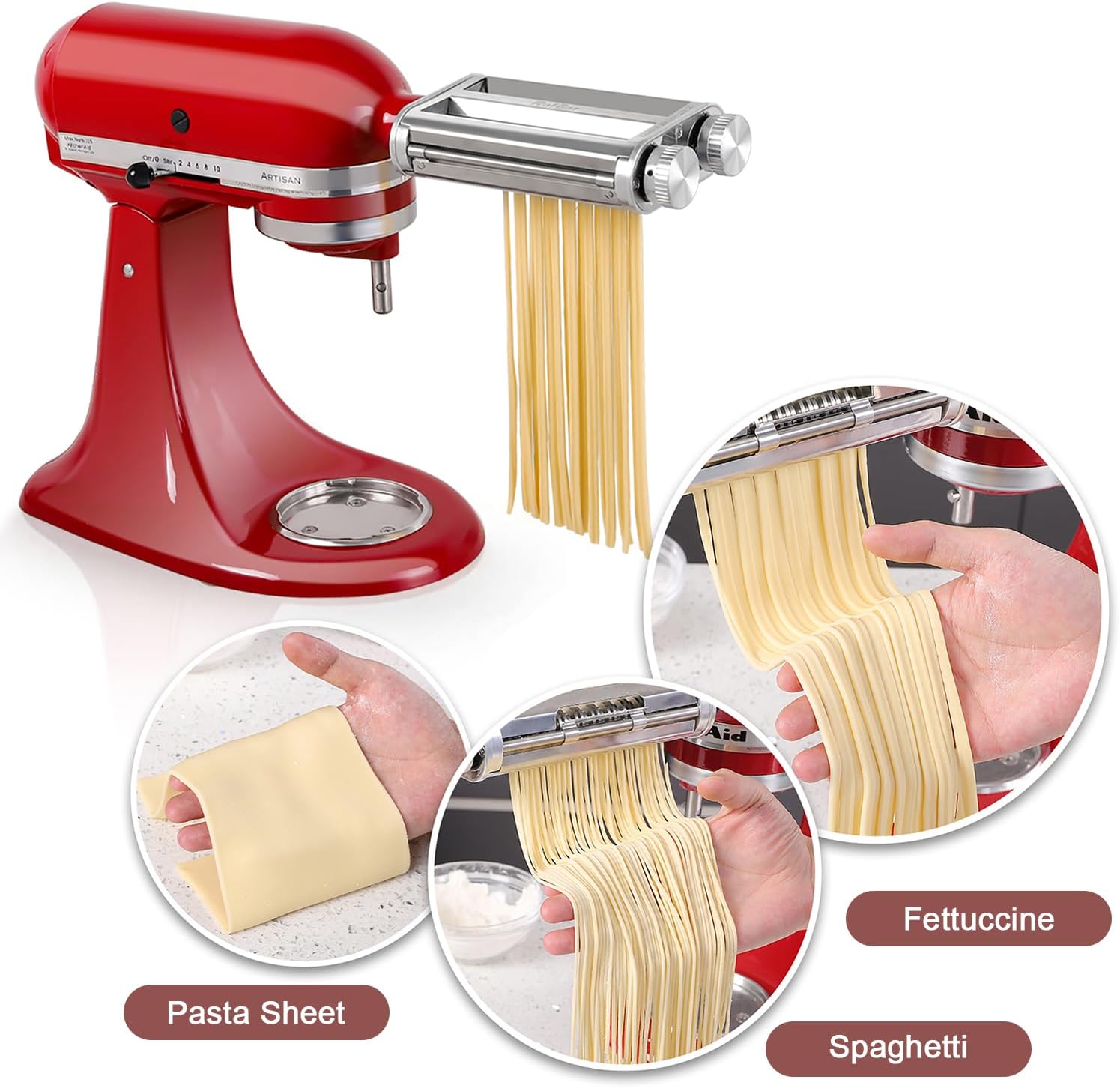 ملحق تقطيع المعكرونة 3 في 1 لخ - مراجعة Kitchen Appliances Kitchenaid وسعره
