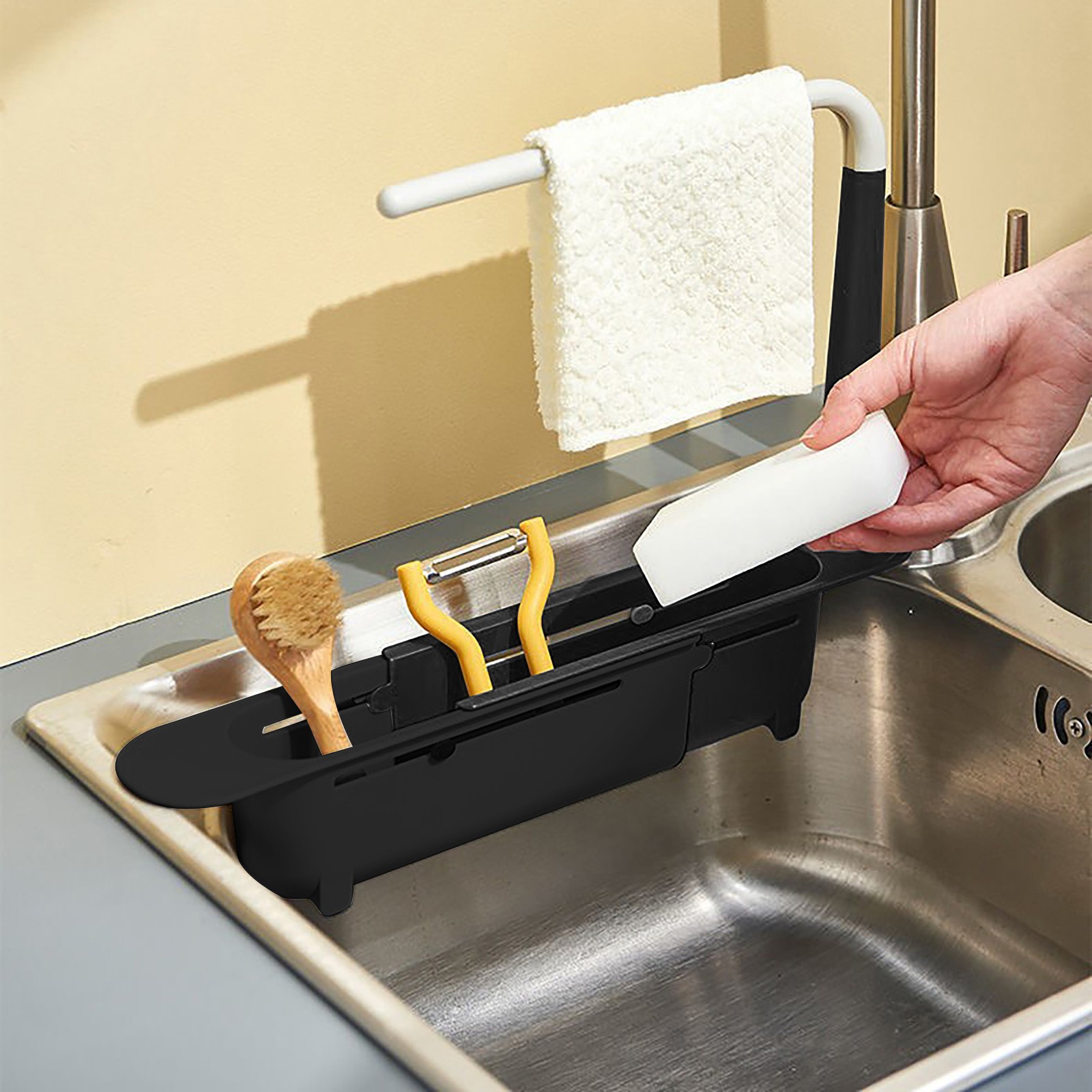 تجفيف بالوعة Elescopic ، منظم  - مراجعة Kitchen Appliances Gift وسعره