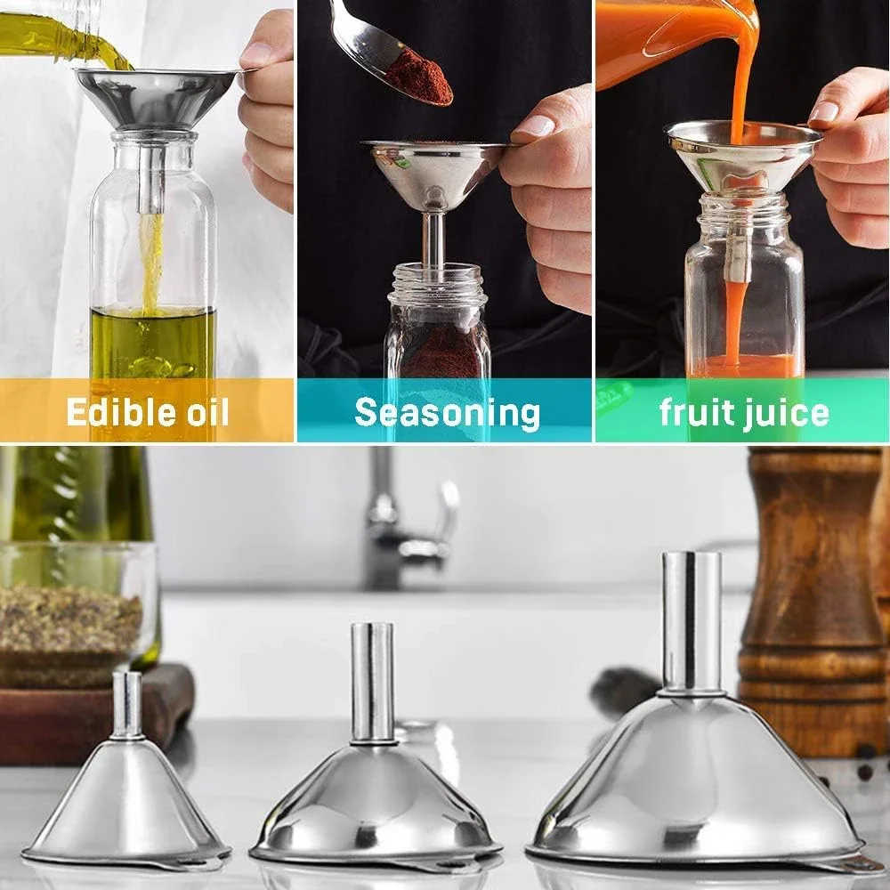 3 قطعة مجموعة قمع المطبخ الفول - مراجعة Kitchen Appliances Packages وسعره