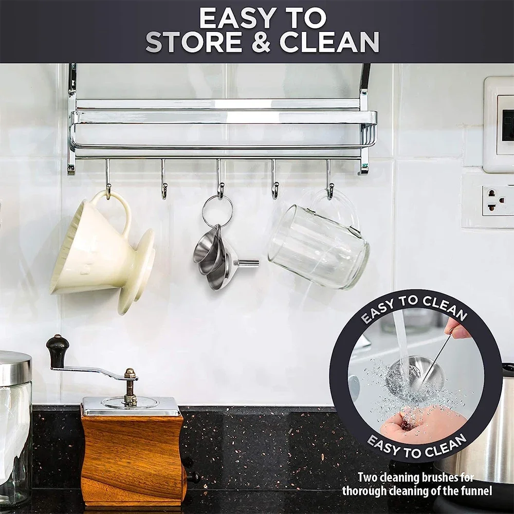 3 قطعة مجموعة قمع المطبخ الفول - مراجعة Kitchen Appliances Packages وسعره