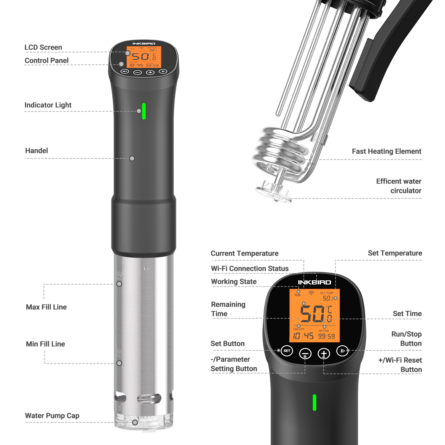 INKBIRD الطهي Sous Vide ISV-20 - مراجعة Sous Vide Immersion وسعره