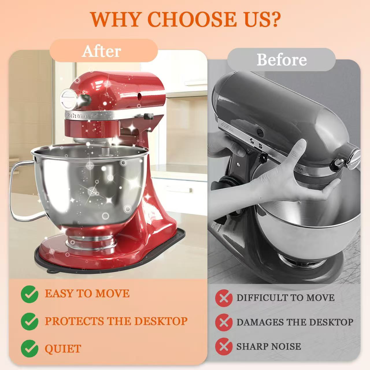 بساط سيليكون منزلق لخلاط كيتشن - مراجعة Kitchen Appliances Kitchenaid وسعره