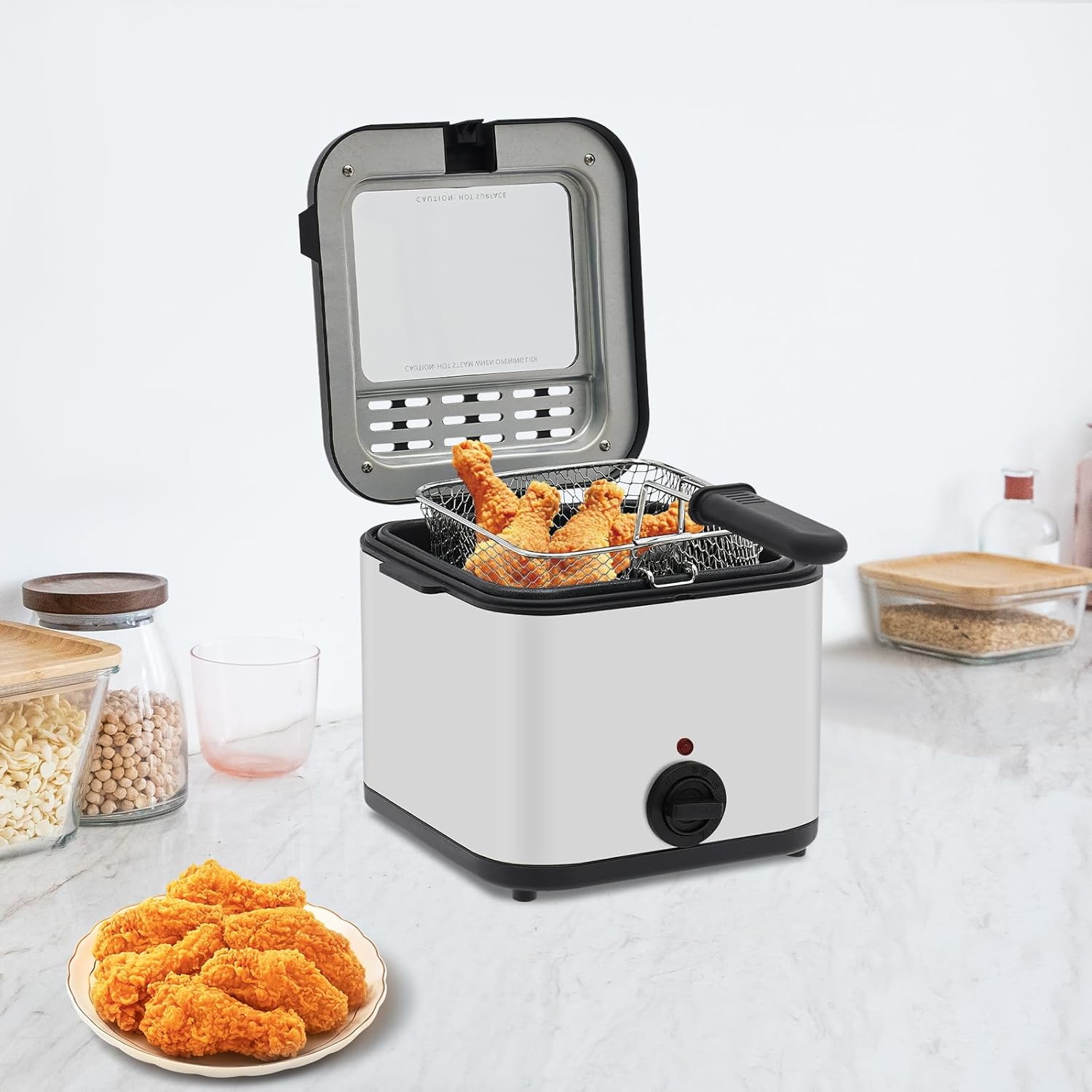 مقلاة كهربائية للطاولة، سعة 2. - مراجعة Kitchen Appliances Countertop وسعره
