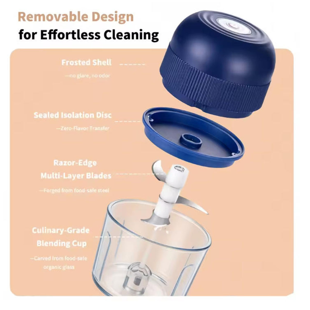 قطعة واحدة: مفرمة ثوم كهربائية - مراجعة Kitchen Appliances Sales وسعره