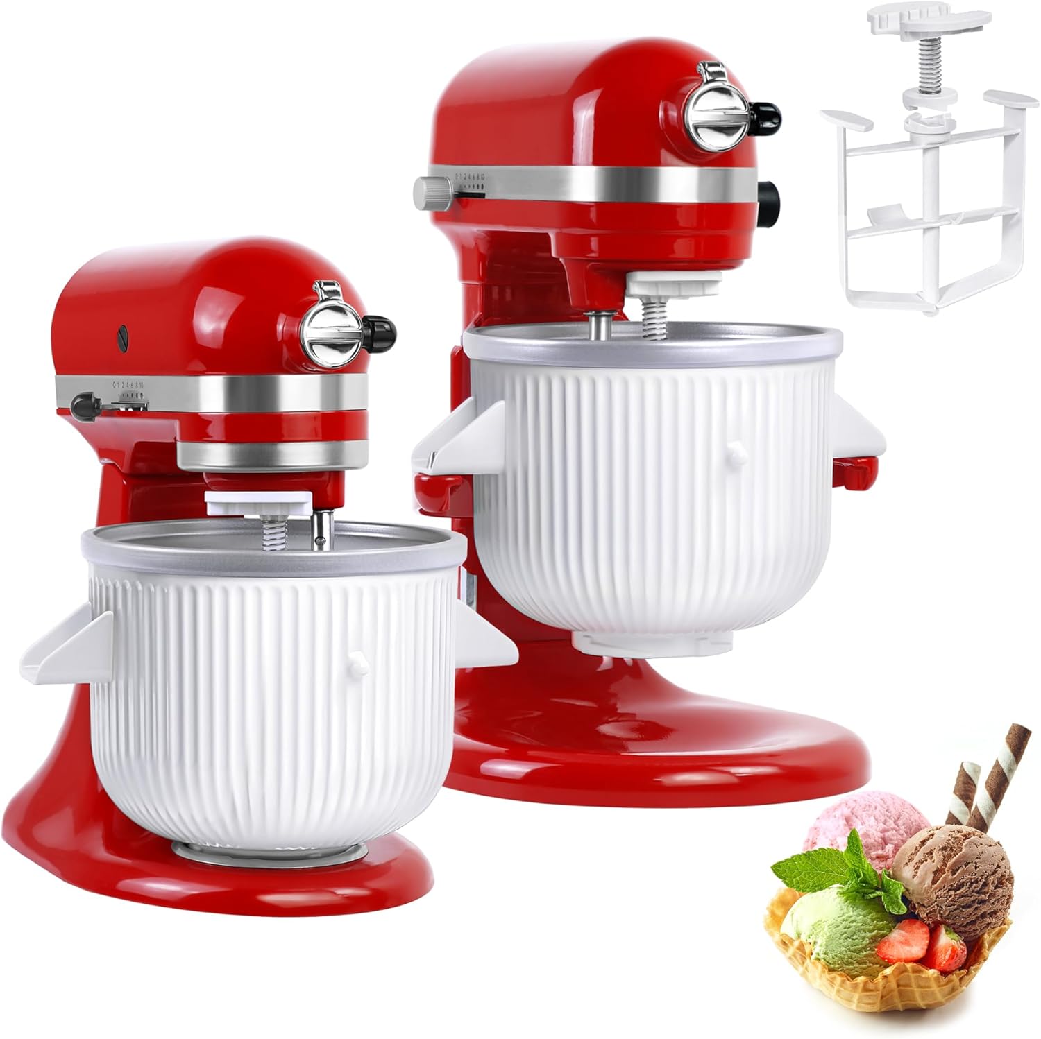 مرفق صانع الآيس كريم لخلاطات ح - مراجعة Kitchen Appliances Kitchenaid وسعره