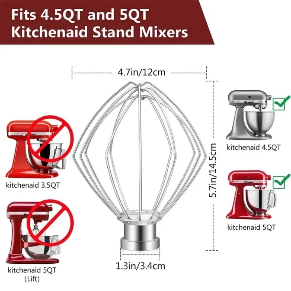 مضرب خفق فولاذي بـ 6 أسلاك لخل - مراجعة Kitchen Appliances Kitchenaid وسعره
