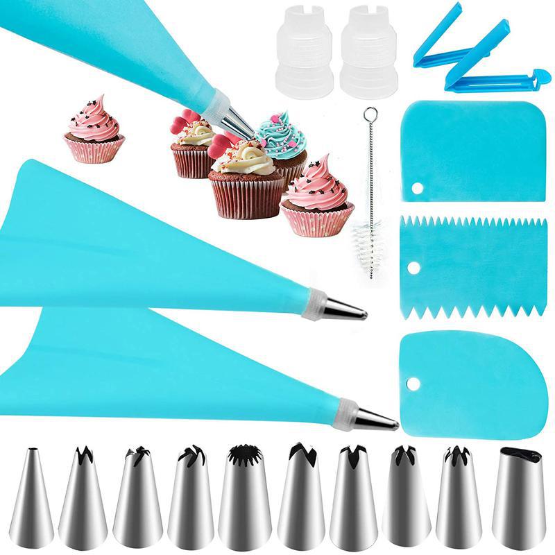 أدوات تزيين الكيك بالفوهة، معد - مراجعة Kitchen Appliances Packages وسعره